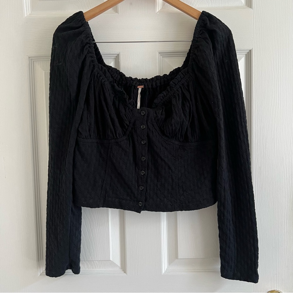 Free People Ladybug Long Sleeve Top XL